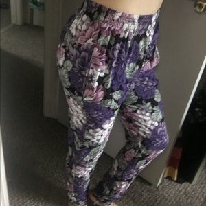 Vintage floral pants